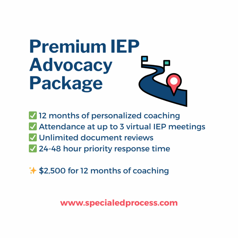 Premium IEP Advocacy Package