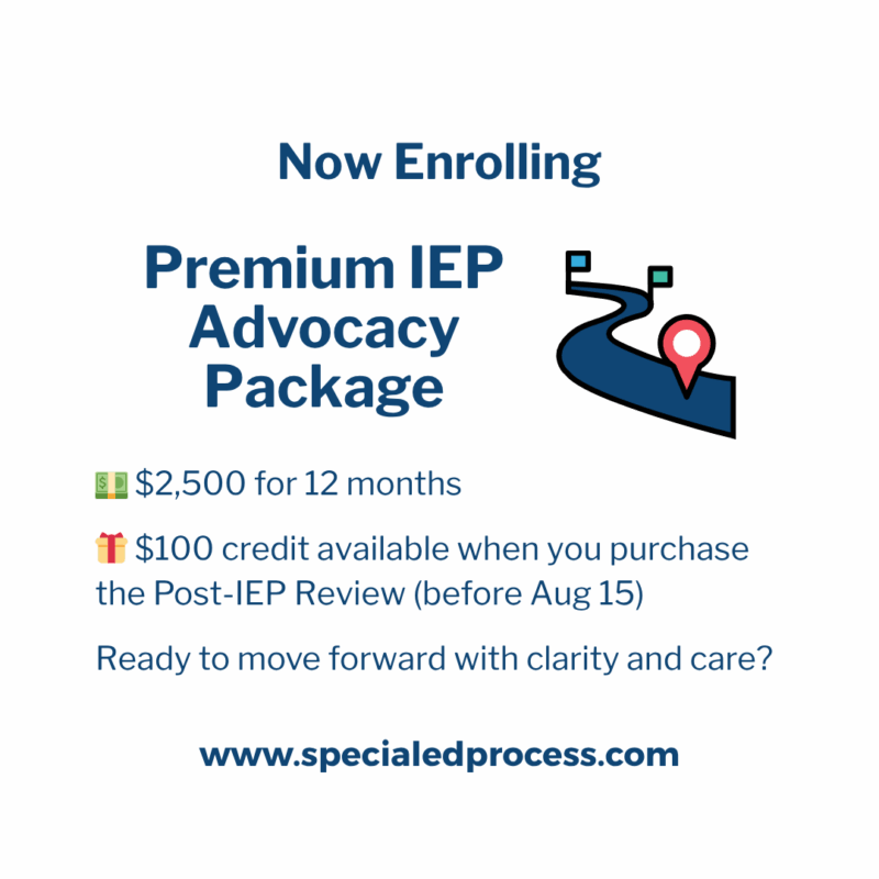 Premium IEP Advocacy Package